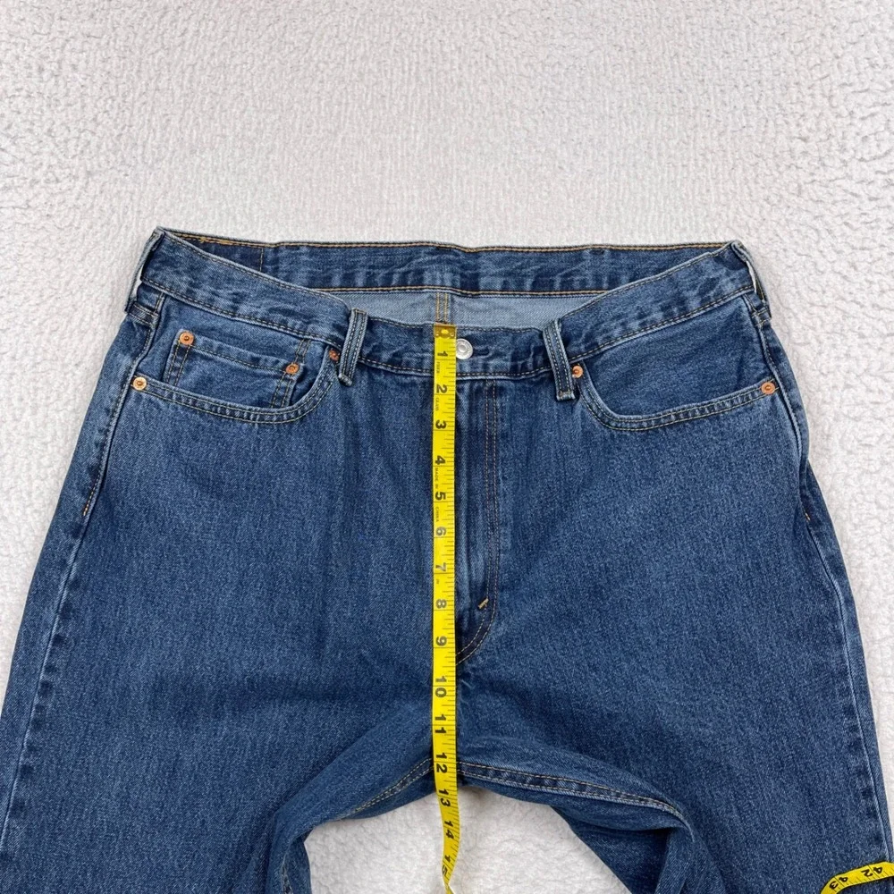 Levis 550 Relaxed Fit Jeans Mens 38x34 Blue Tapered Leg Denim 00550-4886 Classic